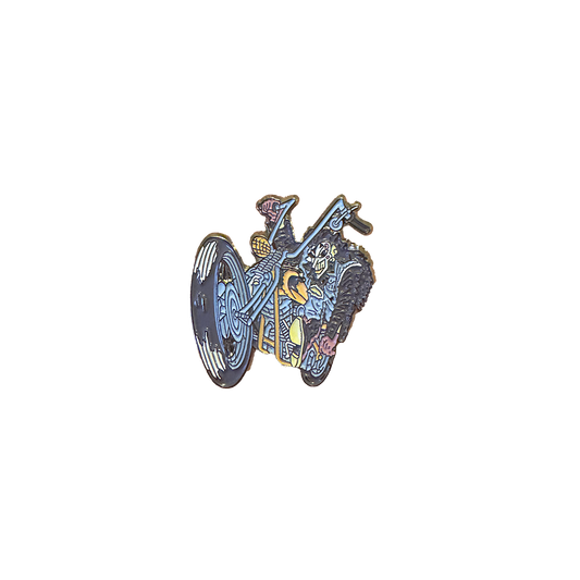 Jester Chopper Enamel Pin